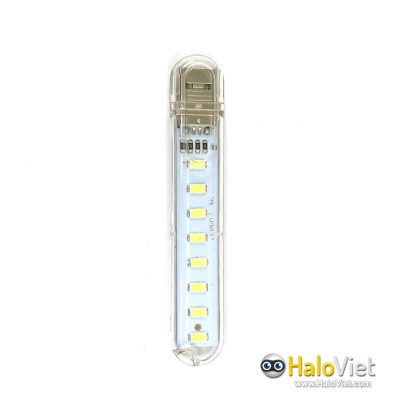 Đèn led 8 bóng siêu sáng cắm cổng USB - 1