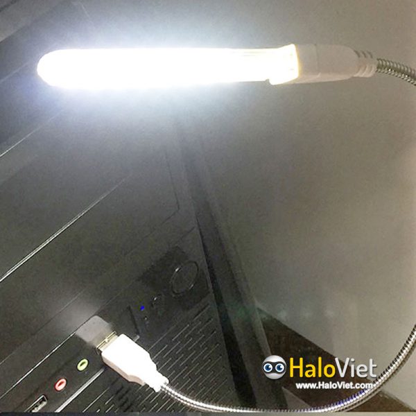 Đèn led 8 bóng siêu sáng cắm cổng USB - 6
