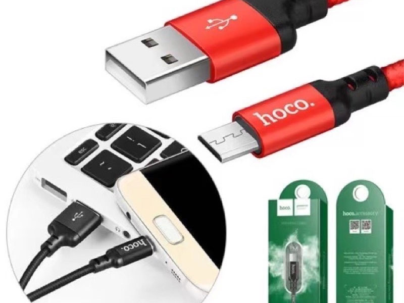 Cáp sạc nhanh dây dù Hoco X14 Micro USB - Hàng Nhập Khẩu - 11