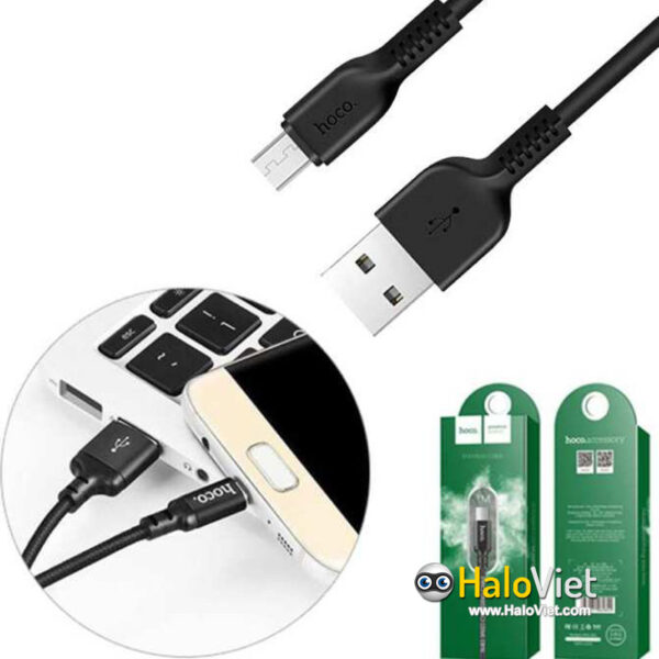 Cáp sạc nhanh dây dù Hoco X14 Micro USB - Hàng Nhập Khẩu - 4