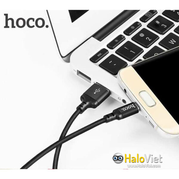 Cáp sạc nhanh dây dù Hoco X14 Micro USB - Hàng Nhập Khẩu - 7