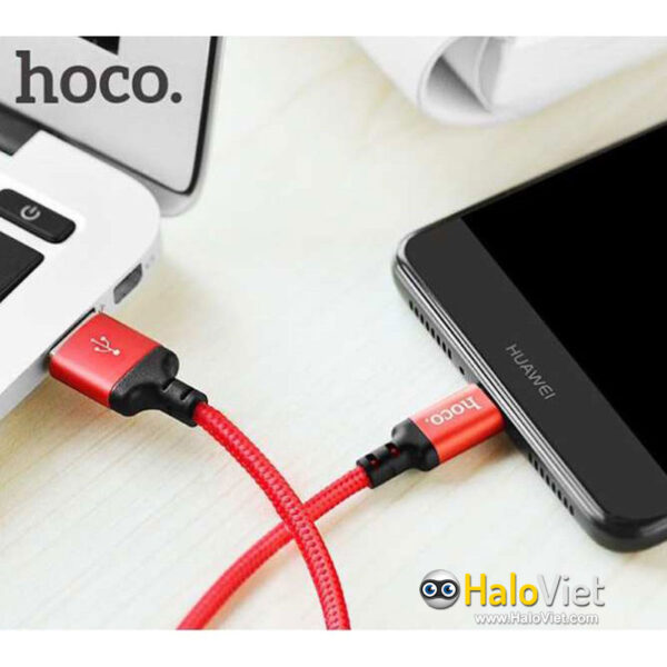 Cáp sạc nhanh dây dù Hoco X14 Micro USB - Hàng Nhập Khẩu - 9