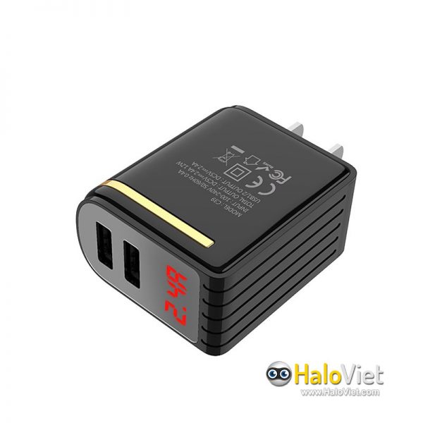 Sạc nhanh 2 cổng USB Hoco C39 - 12W - 4