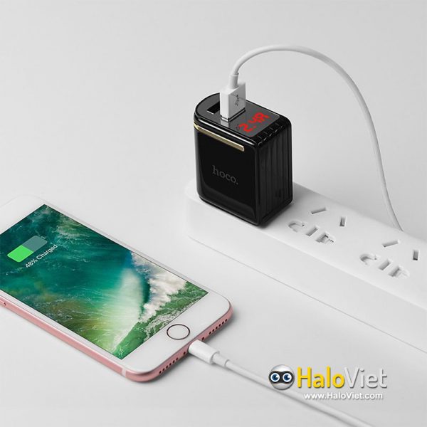 Sạc nhanh 2 cổng USB Hoco C39 - 12W - 7