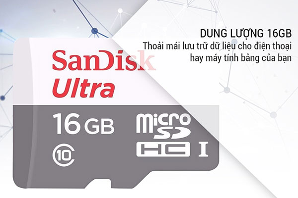 Thẻ nhớ MicroSDHC SanDisk Ultra 16GB Class 10 (Hàng Chính Hãng) - 4