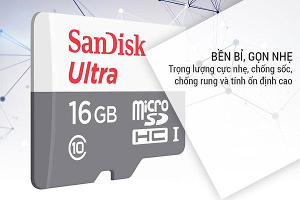 Thẻ nhớ MicroSDHC SanDisk Ultra 16GB Class 10 (Hàng Chính Hãng) - 7