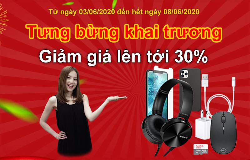 Tưng bừng khai trương cửa hàng Halo Việt giảm giá lên tới 30%