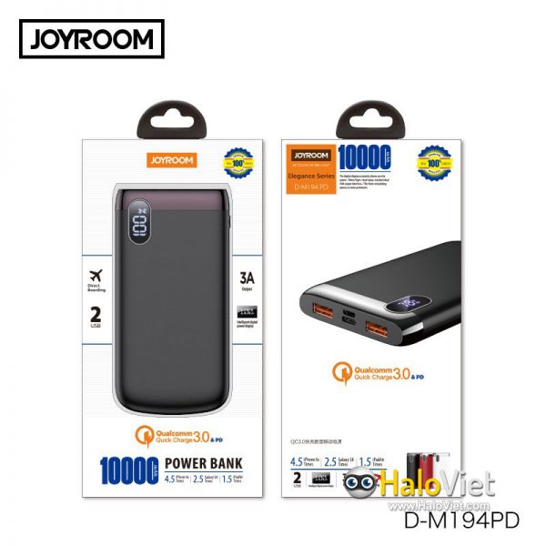Pin sạc dự phòng Joyroom D-M194 PD 10.000 mAh - 5