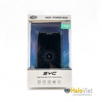 Pin sạc dự phòng không dây SYC WXC-620 15.000 mAh - 1