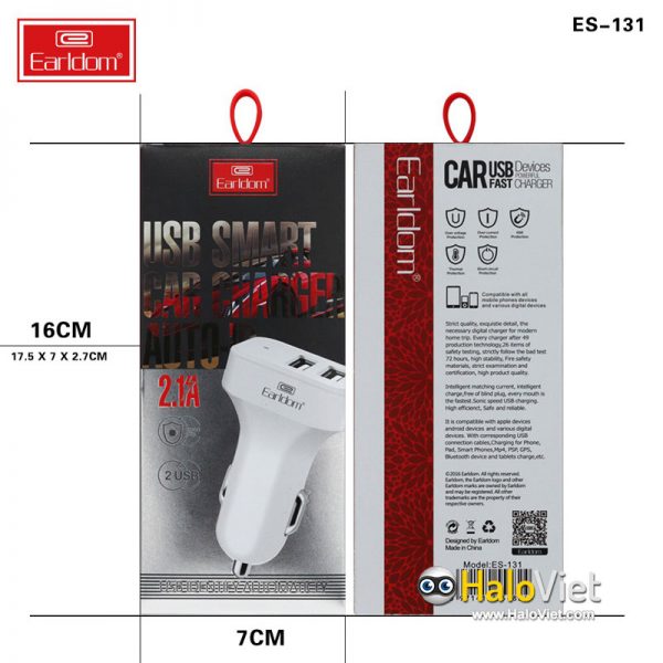 Tẩu sạc ô tô Earldom ES-131 - 4