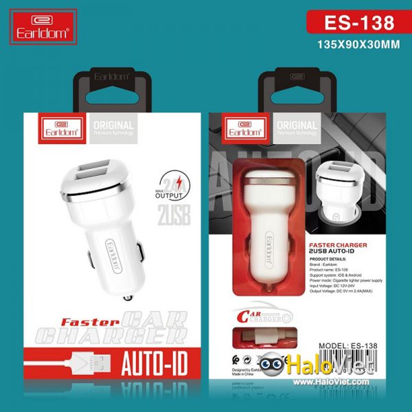 Tẩu sạc ô tô Earldom ES-138 - 3