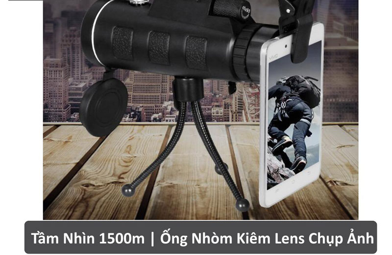 Ống nhòm + lens camera cho điện thoại 1500 m - 7