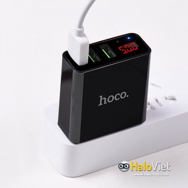 Sạc nhanh 3 cổng USB Hoco C15 - 5