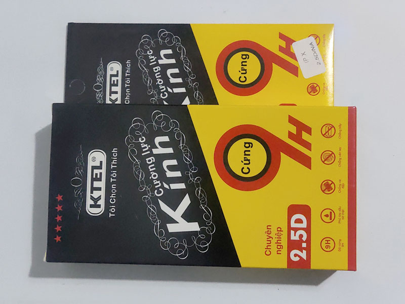 Kính cường lực Ktel cho iPhone X/Xs - 5