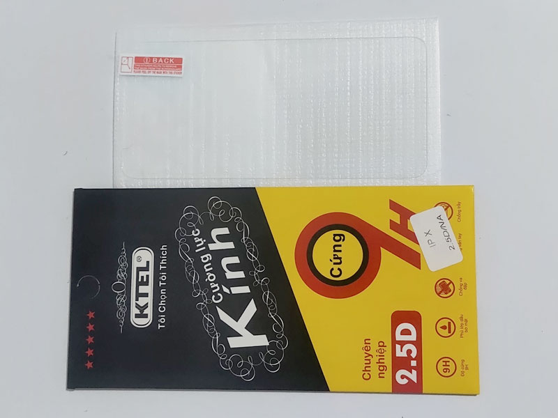 Kính cường lực Ktel cho iPhone X/Xs - 6