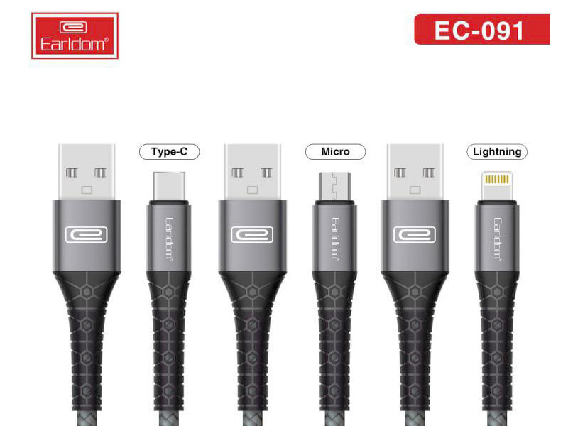 Cáp sạc bọc sợi Earldom EC-091 - 7