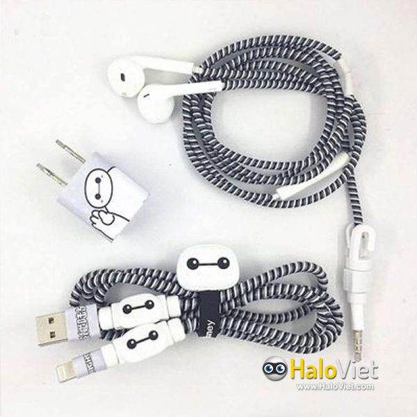 Dây cuốn bảo vệ cáp sạc và tai nghe nhiều màu - 2