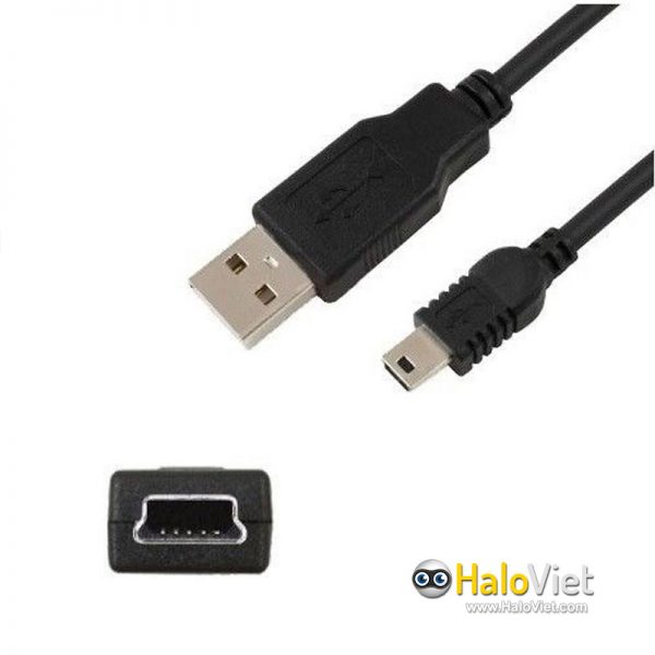 Cáp chuyển USB 2.0 ra Mini USB hình thang - 2