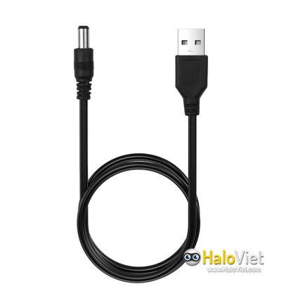 Cáp nguồn USB ra DC đầu 5.5mm - 1