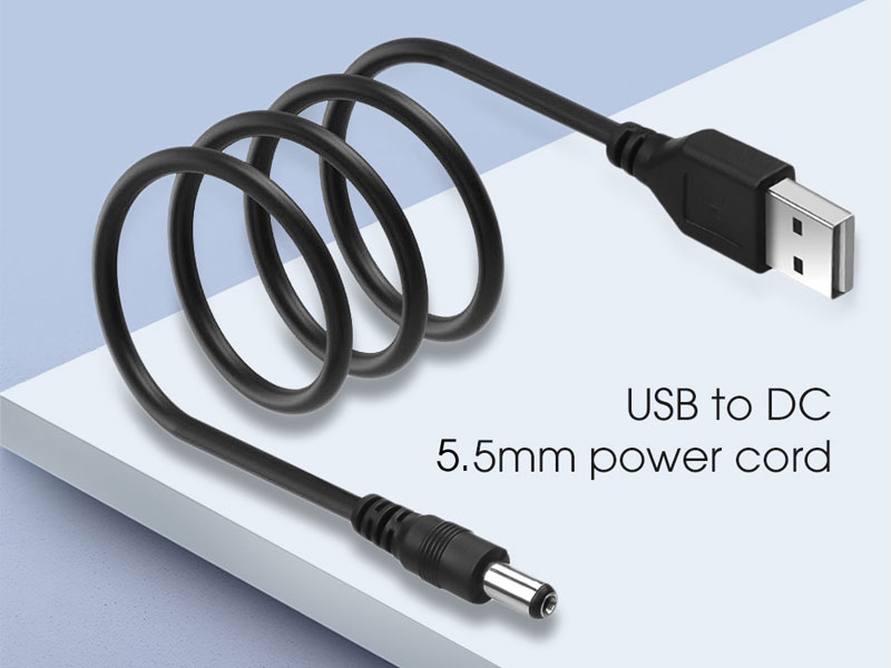 Cáp nguồn USB ra DC đầu 5.5mm - 4