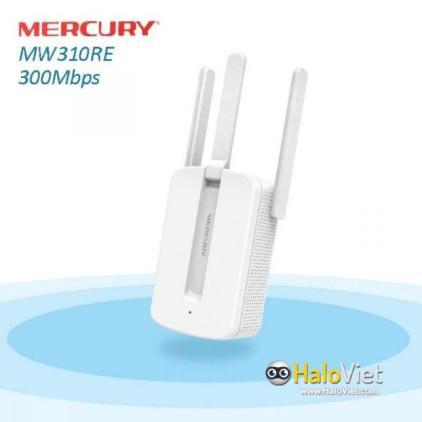 Bộ kích sóng wifi Mercury MW310re 300Mbps 3 râu - 4
