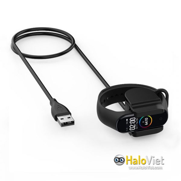 Cáp sạc USB dạng kẹp cho vòng đeo tay thông minh Xiaomi Mi Band 4/5 - 6