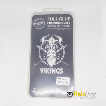 Kính cường lực full keo 9D Vikings cho Oppo A5S - 1