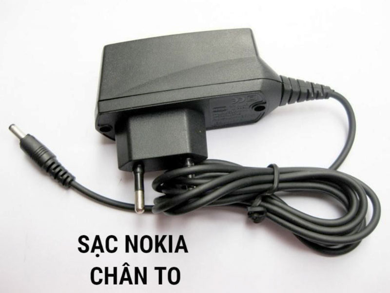 Sạc chân to cho điện thoại Nokia 110i, 2610, 7610, N70, N72 - 4